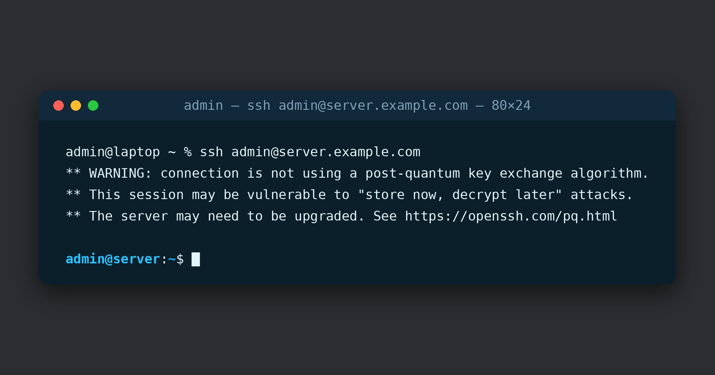 Quantum SSH